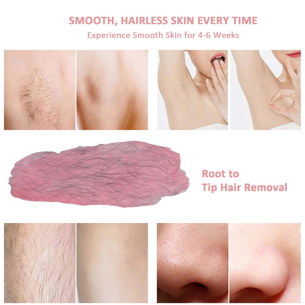 Maromamix kit in use on bikini area demonstrating targeted hair removal