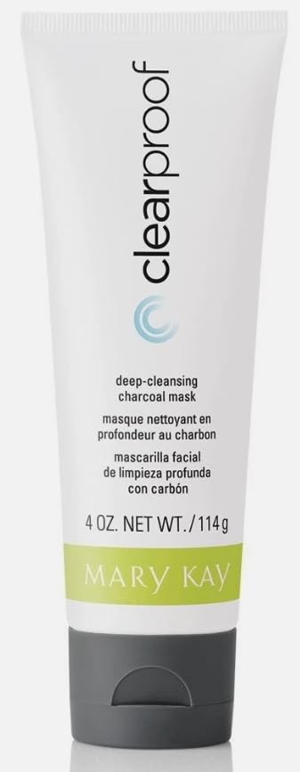 Mary Kay front packaging showing charcoal mask and clean matte result