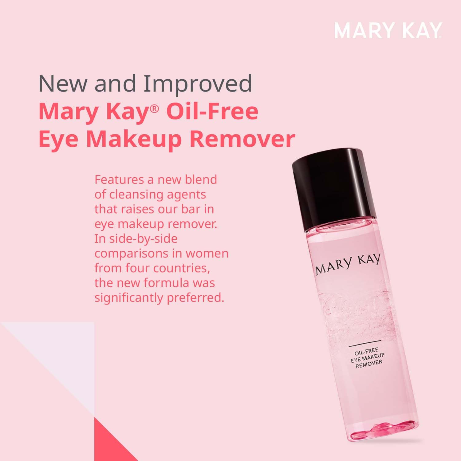 Mary Kay dual-phase shaken bottle illustrating mixed formula and activation benefit