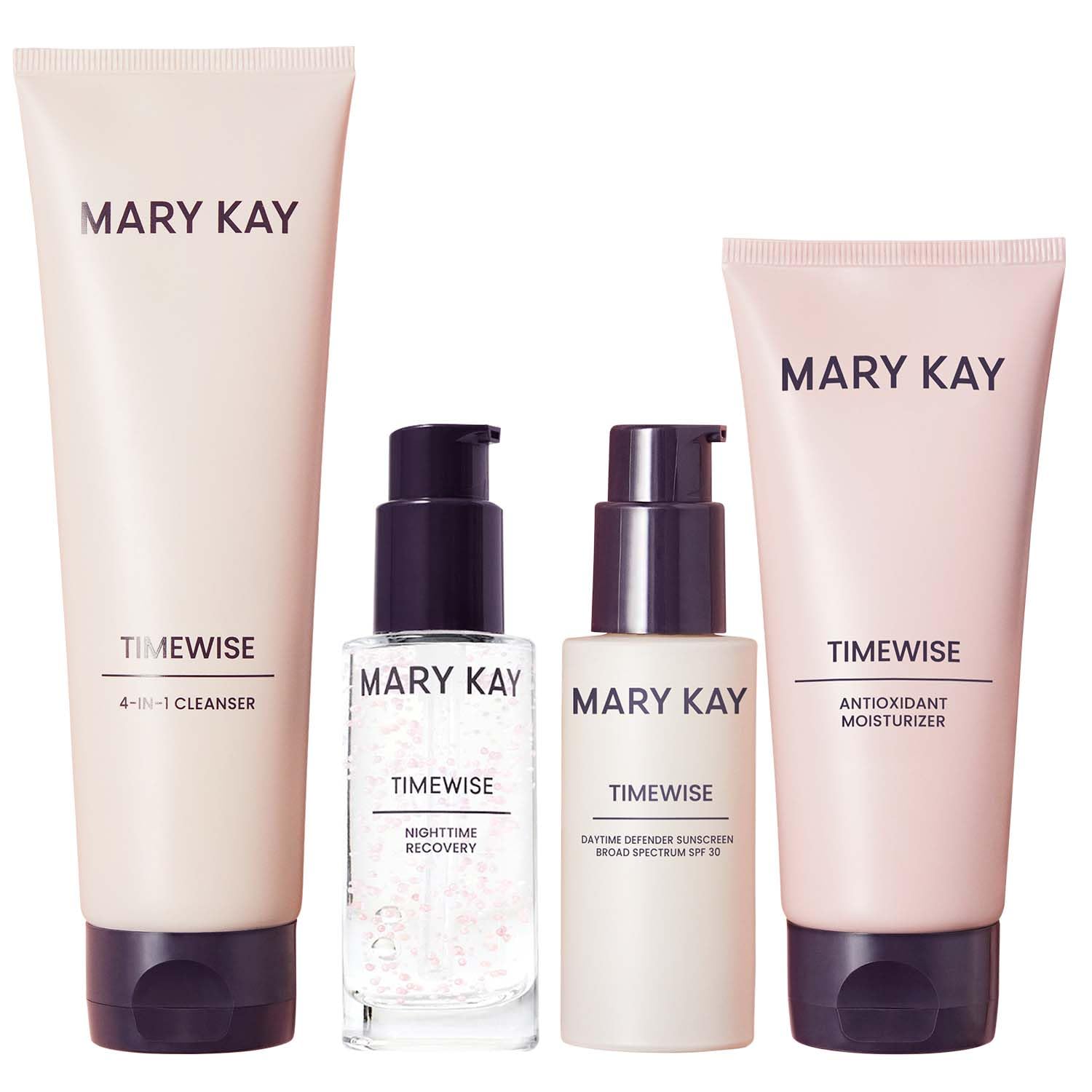 Mary Kay front packaging showing full TimeWise set and benefits