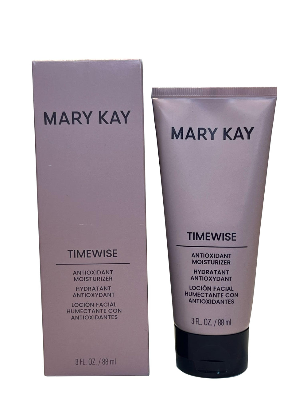 Mary Kay jar front packaging showing label and SPF protection benefit