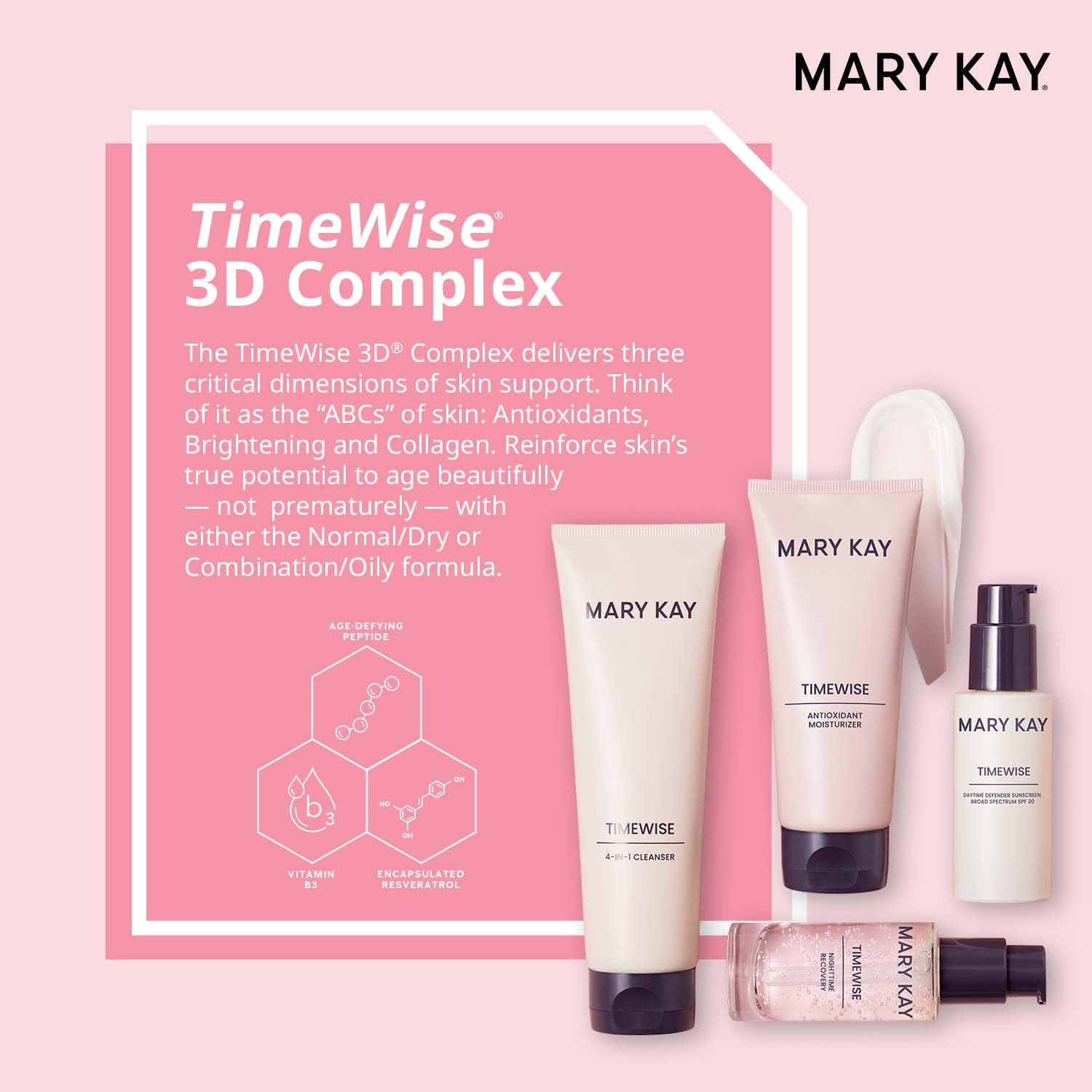 Mary Kay close-up of cleanser texture showing gentle foaming action