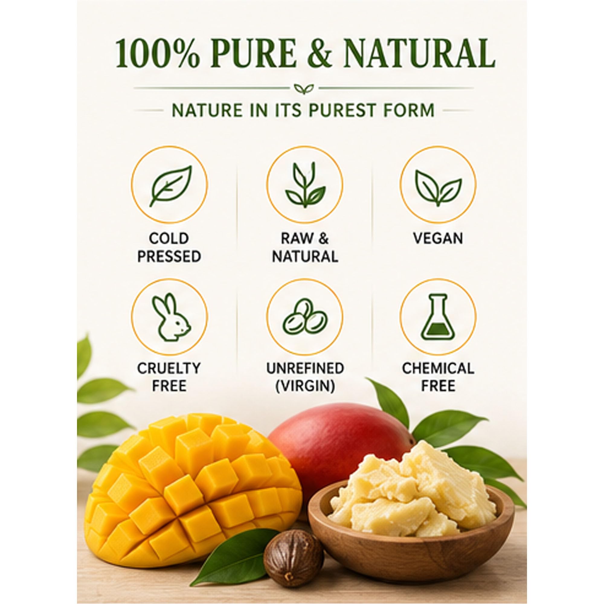 Mary Tylor Naturals mango butter on bathroom shelf suggesting daily use