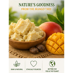Mary Tylor Naturals open tub showing creamy mango butter texture