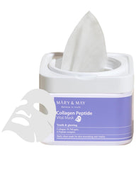 Mary&May pull-out case front showing resealable lid and 30-day convenience