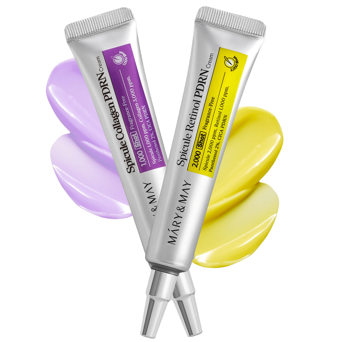 Mary&May retinol cream jar front showing packaging and targeted pore benefit