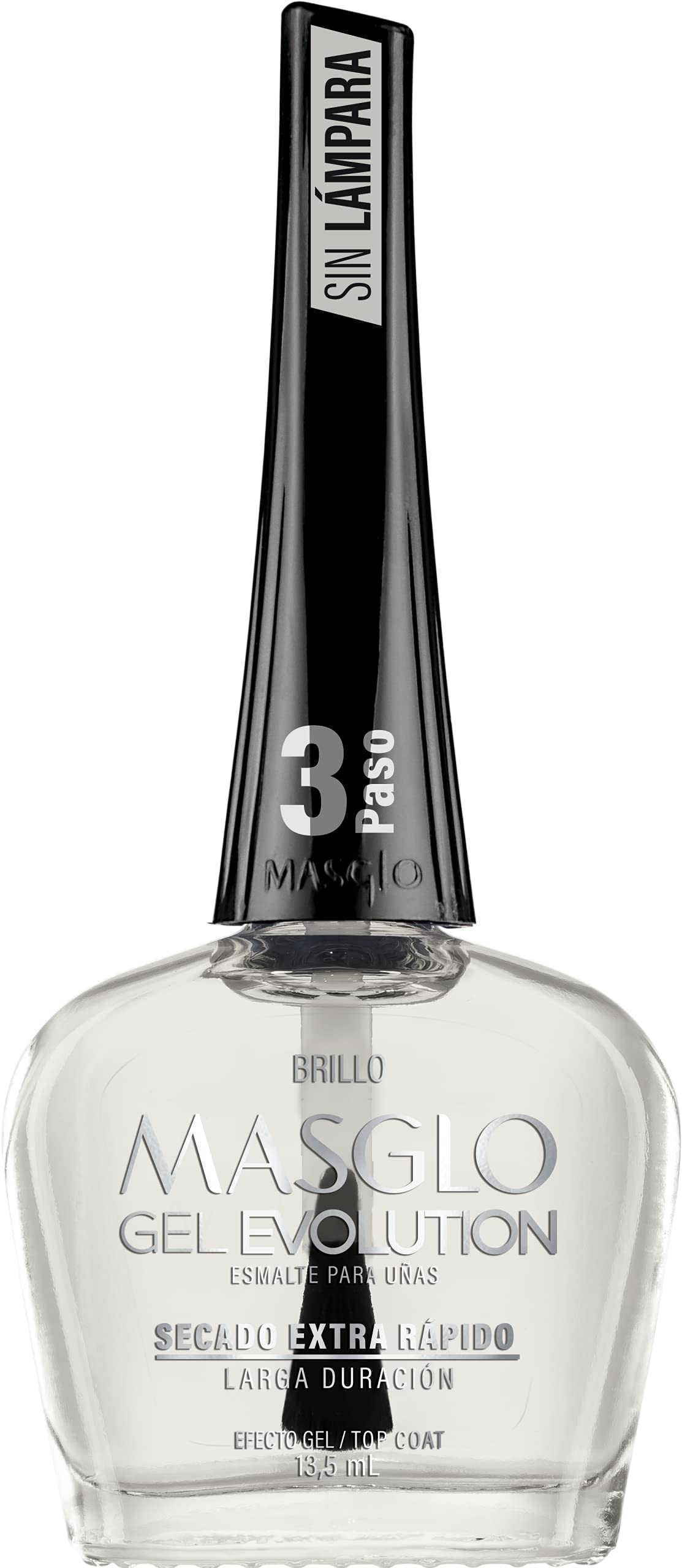 MASGLO top coat close-up highlighting high-gloss finish and shine
