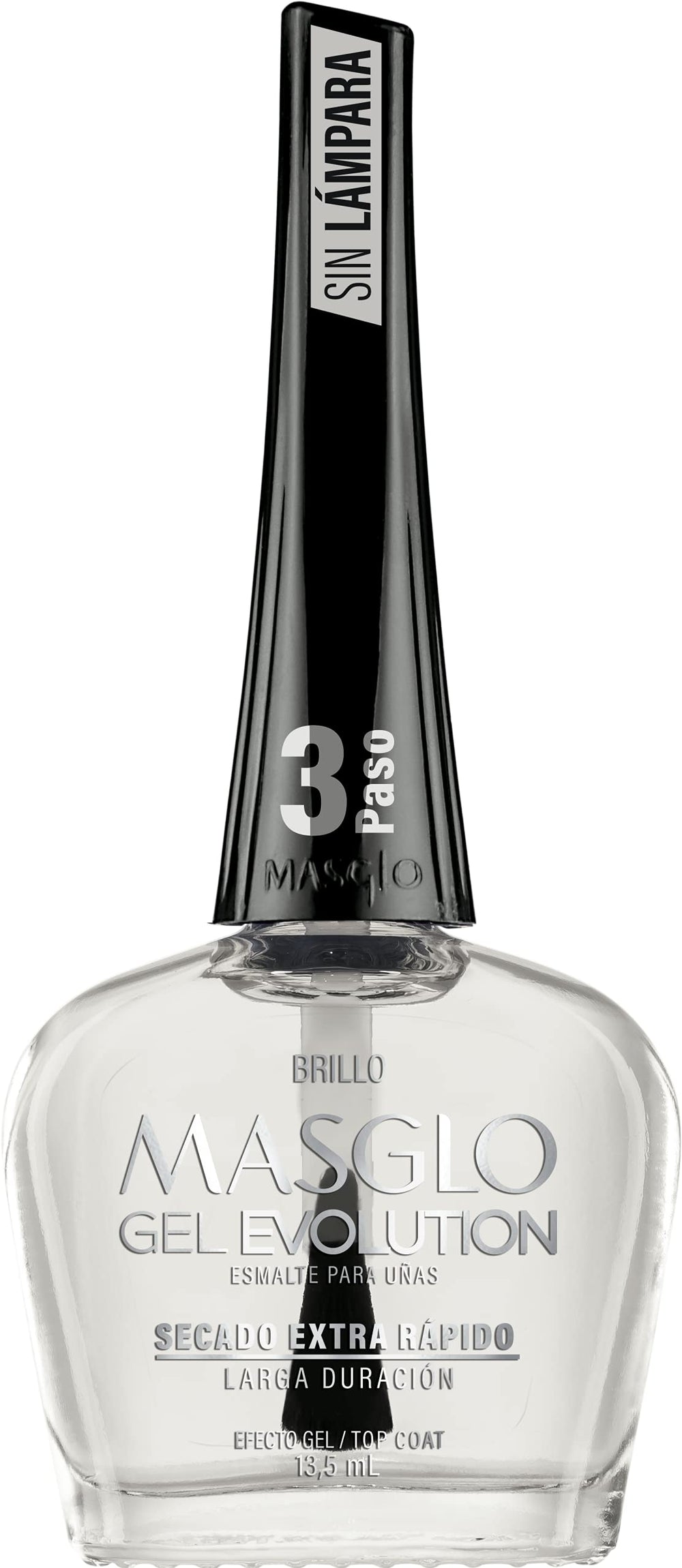 MASGLO top coat close-up highlighting high-gloss finish and shine