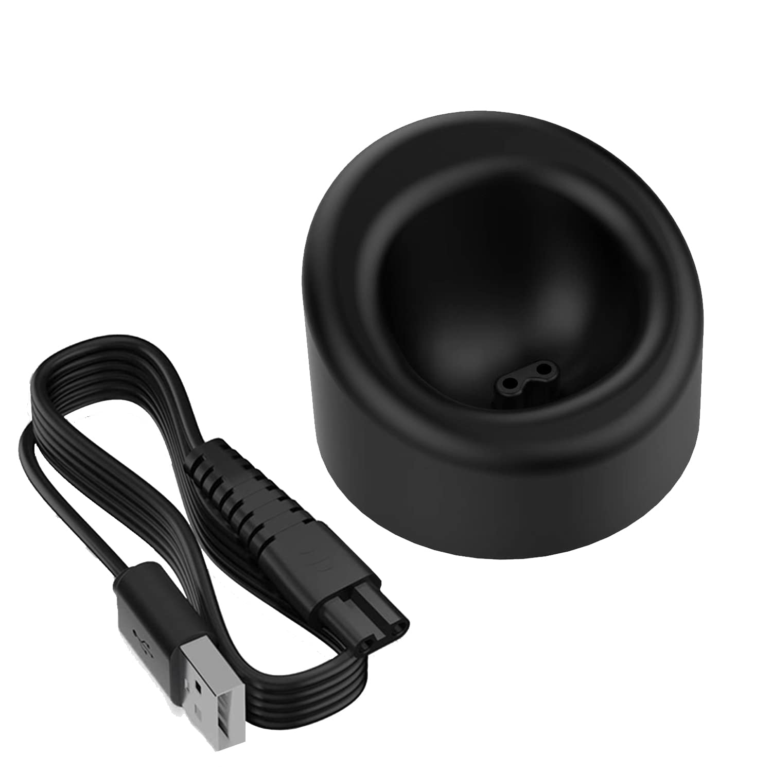 Masinvi front view charging dock showing stable cradle and secure fit benefit