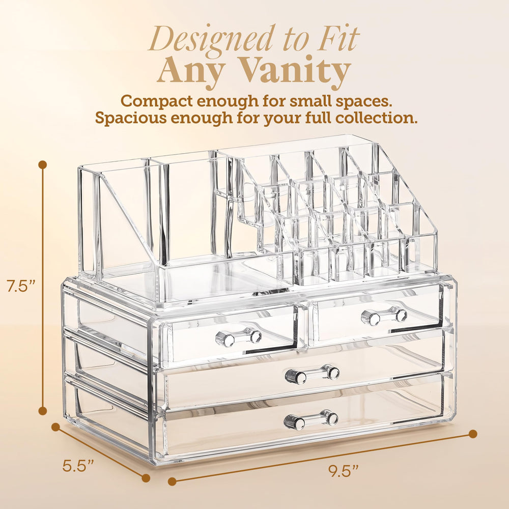 Masirs four drawers open demonstrating easy access and organization