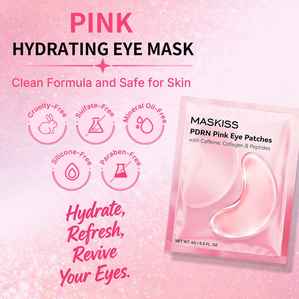 Maskiss ingredients display with PDRN and botanical extracts clarity