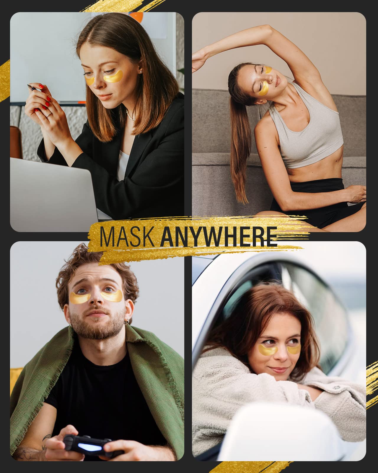 Maskiss product label listing collagen hyaluronic acid and extracts