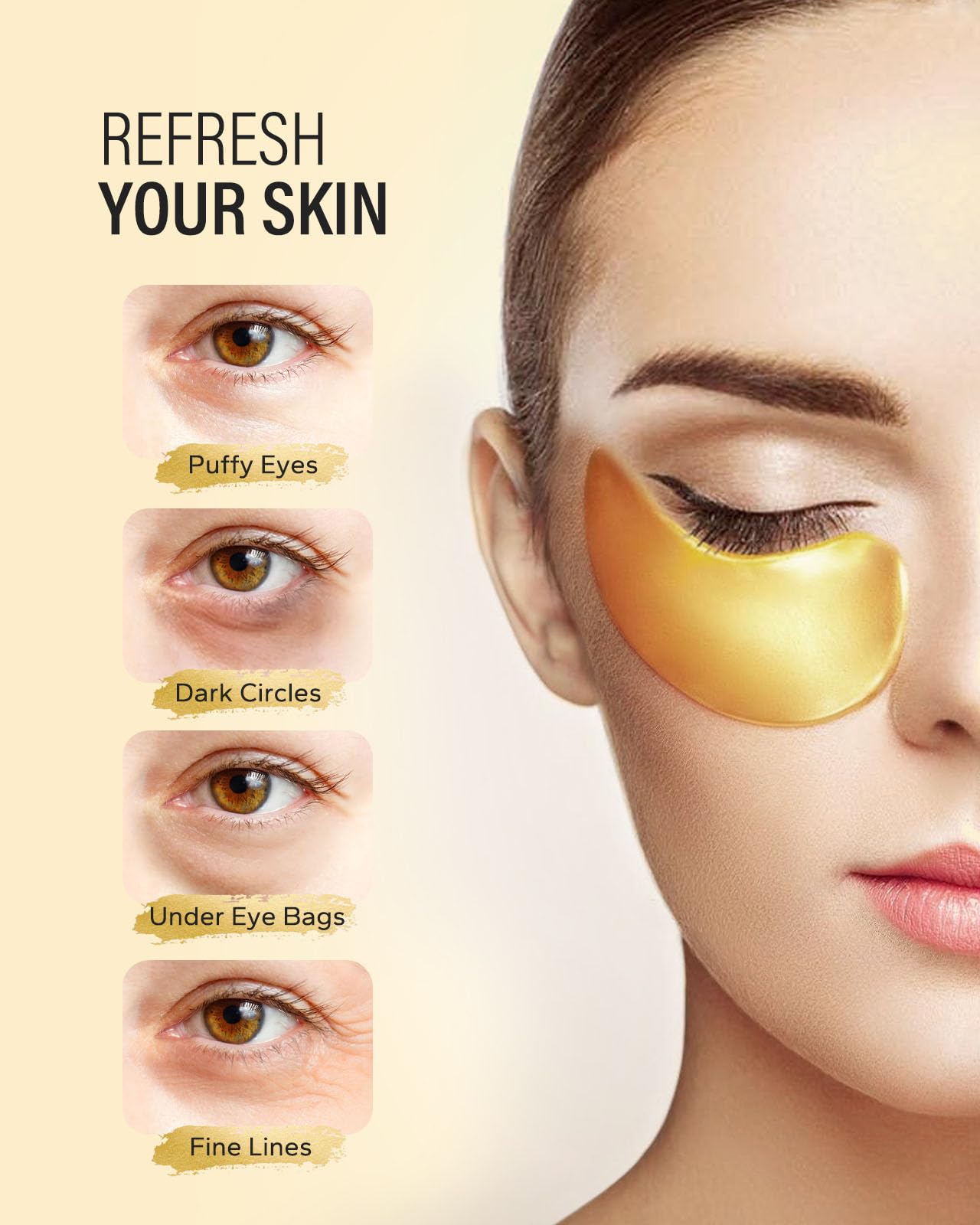 Maskiss close-up of one hydrogel patch highlighting smooth texture