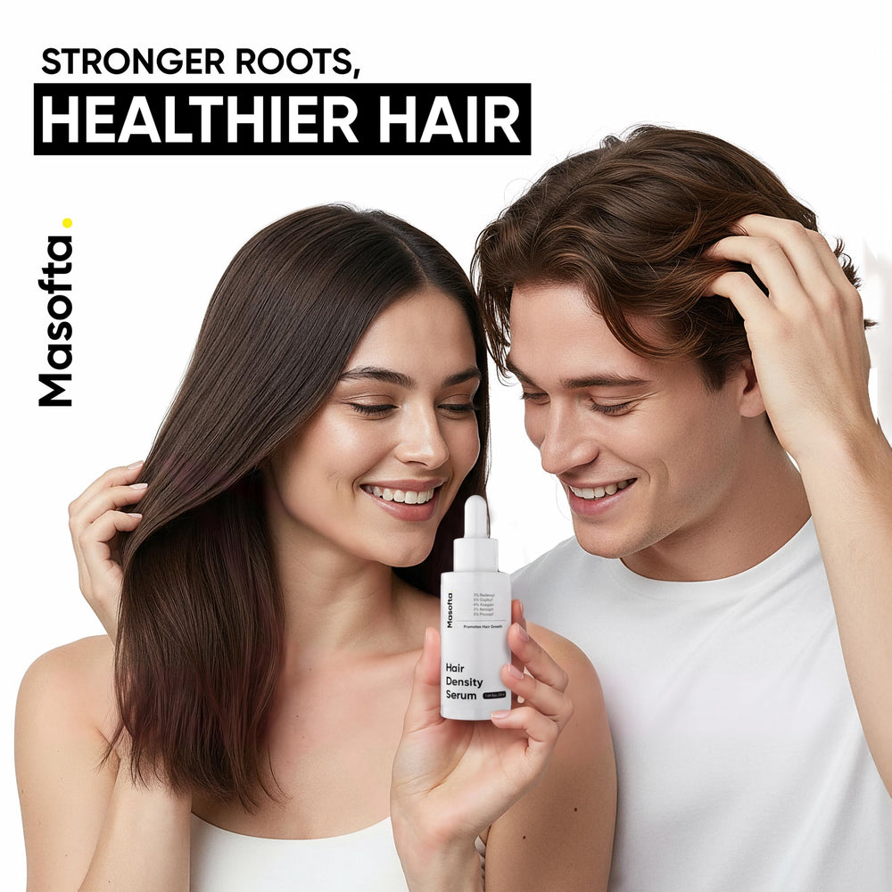 Masofta botanicals with rosemary and rice protein highlighting nourishment