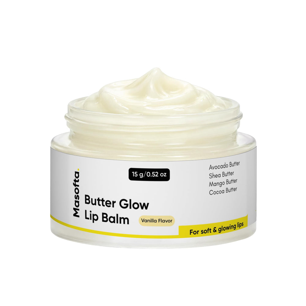 Masofta front packaging showing compact balm and brand — moisturizing convenience