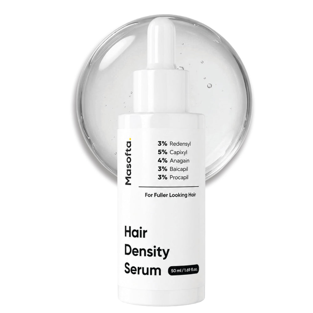 Masofta front packaging showing 50ml bottle and clear labeling benefit
