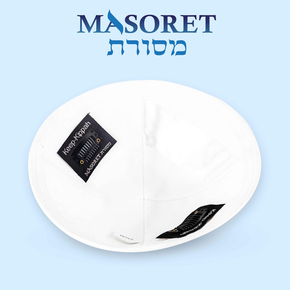 MASORET clip next to ruler showing compact size for unobtrusive use