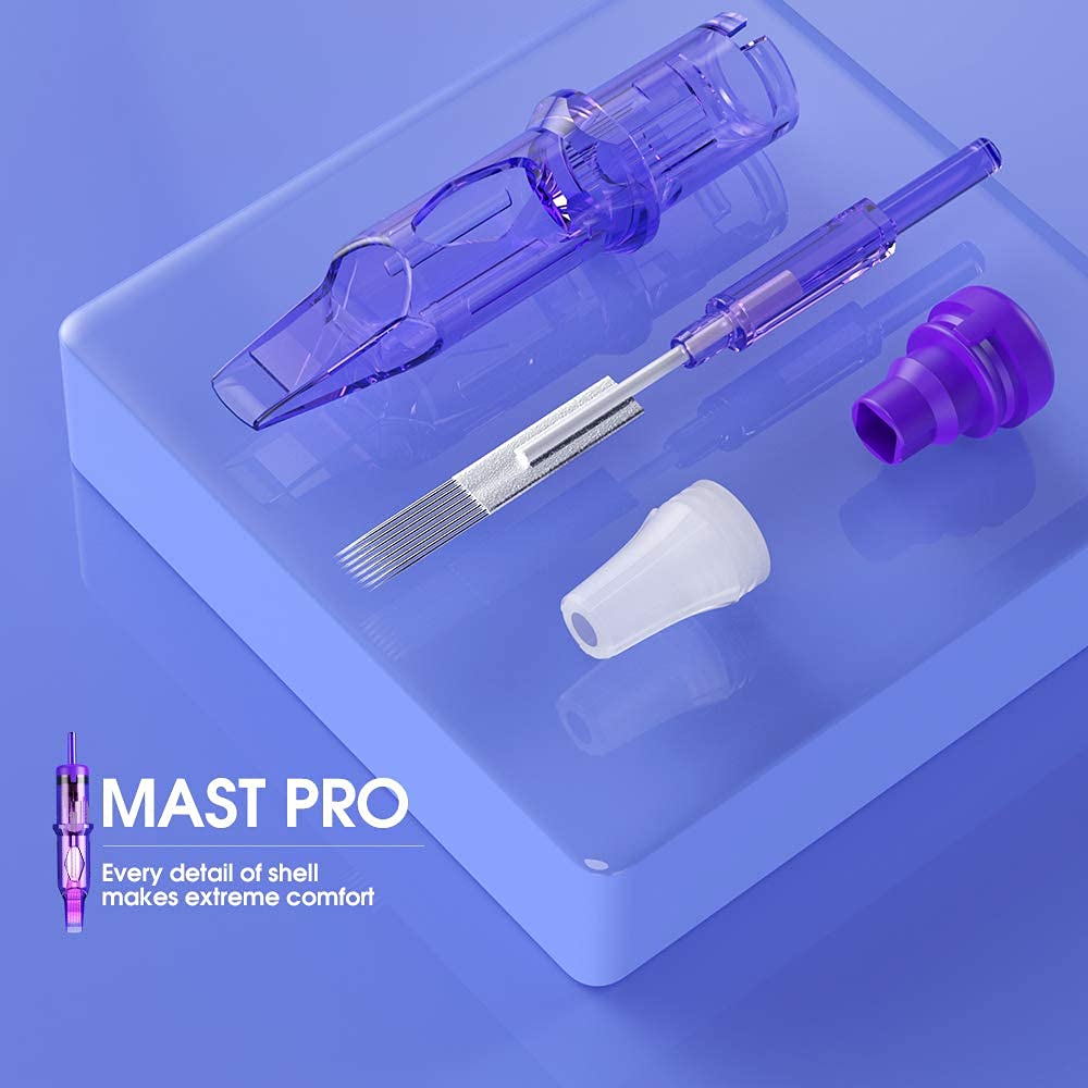MAST TATTOO needle group detail showing bugpin configuration for fine lines