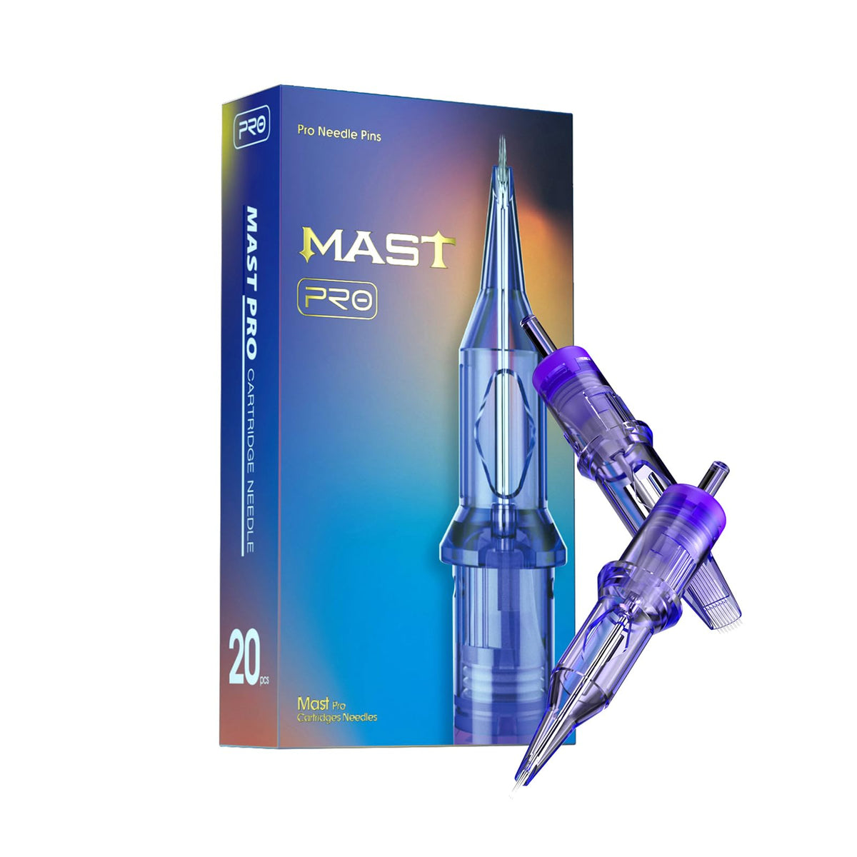 MAST TATTOO front packaging showing 20 cartridges and product branding