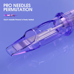 MAST TATTOO clear cartridge body close-up showing ink flow visibility for precise control