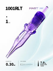 MAST TATTOO clear cartridge body close-up showing easy cleaning visibility