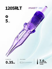 MAST TATTOO clear cartridge body close-up enabling quick color checks