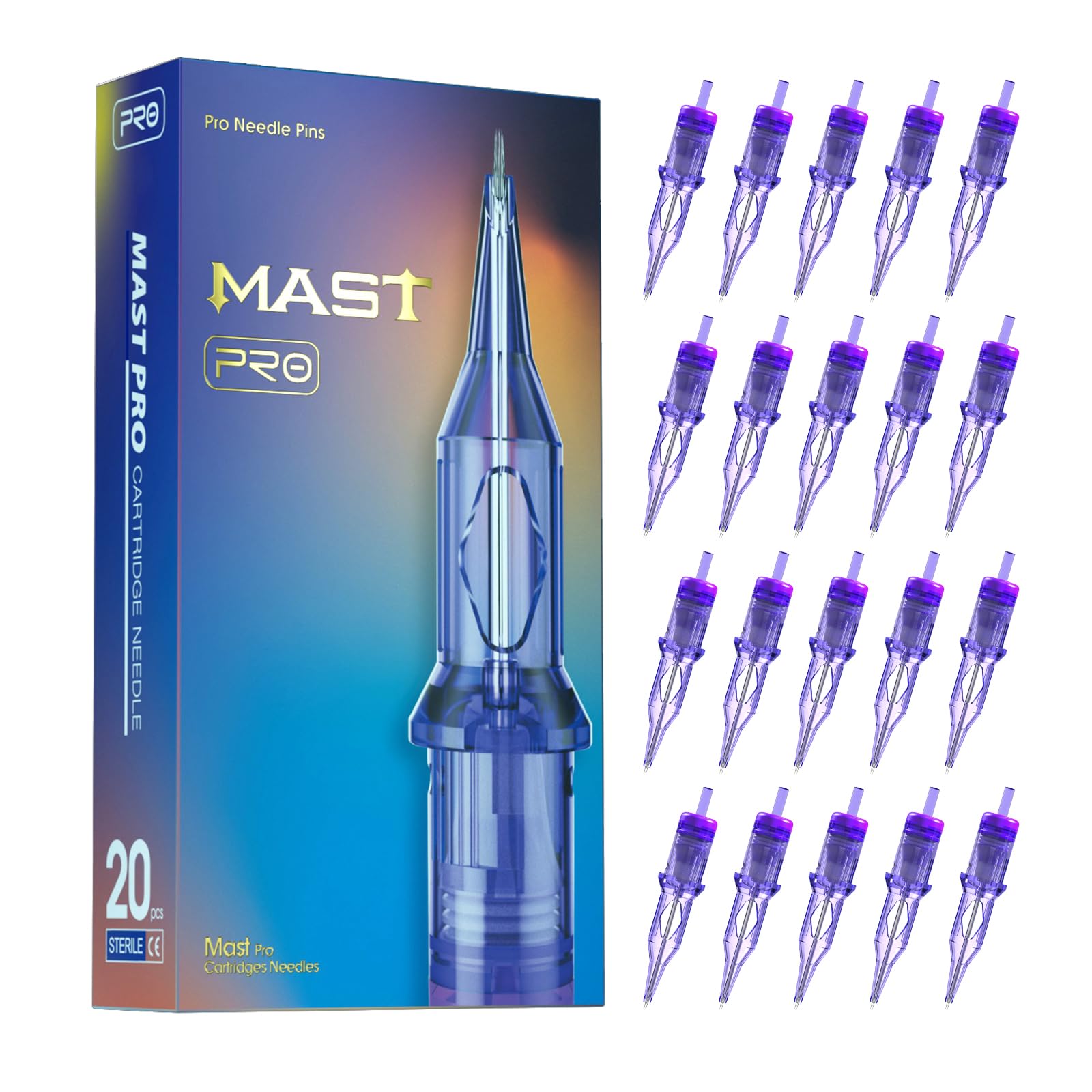 MAST TATTOO front packaging showing 20-pack and product branding for convenience