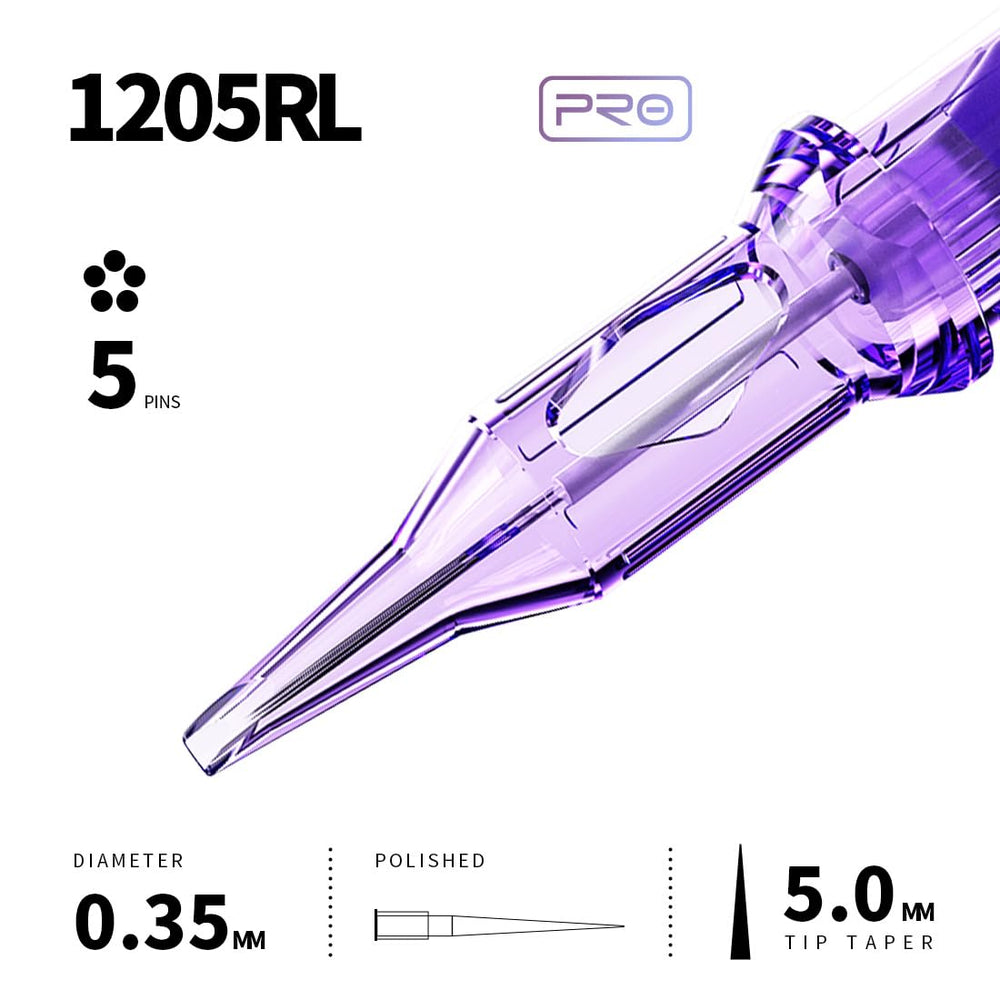 MAST TATTOO cartridge mounted on rotary pen demonstrating fit