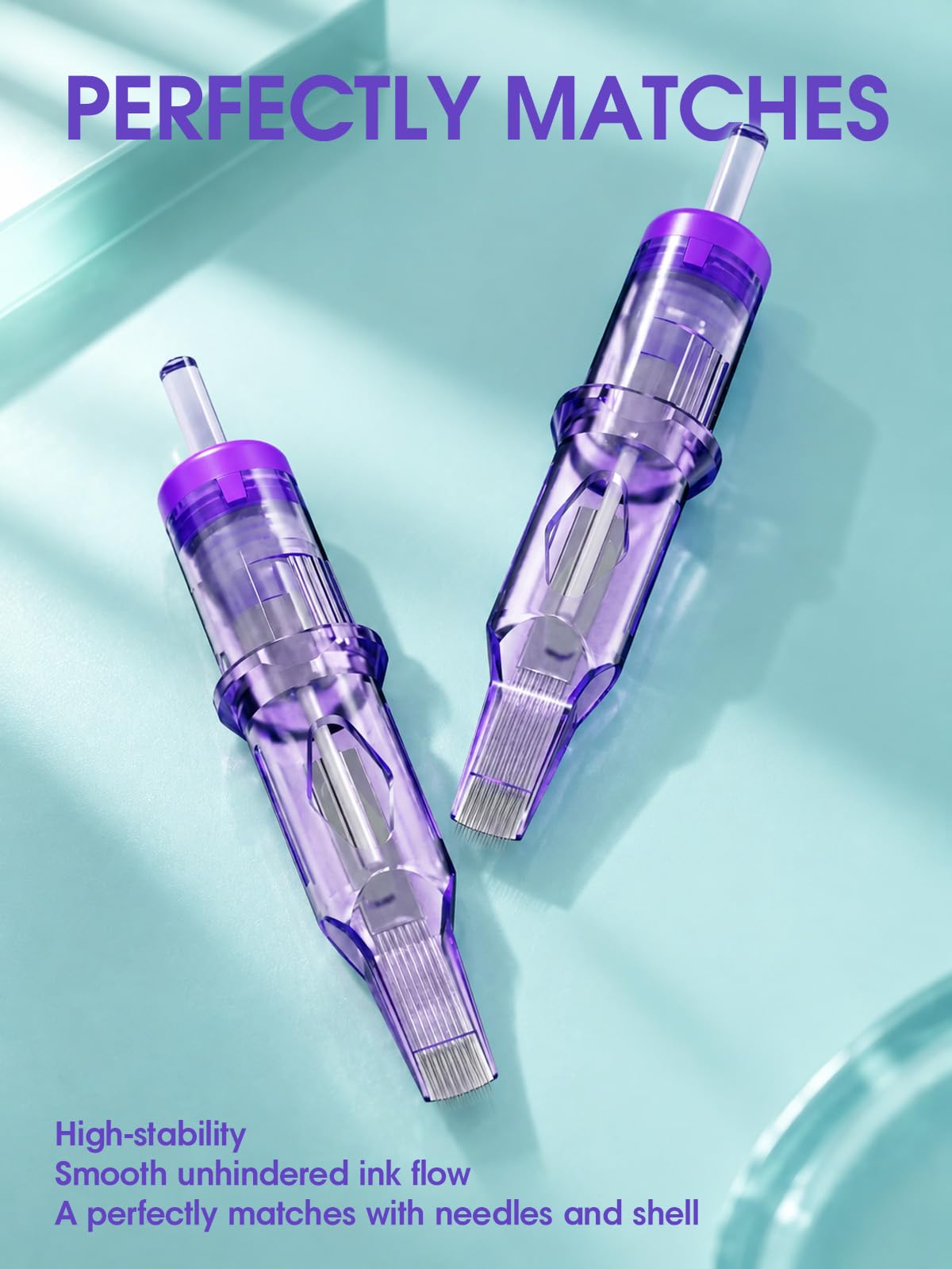 MAST TATTOO needle inserted in pen showing correct scale and compatibility