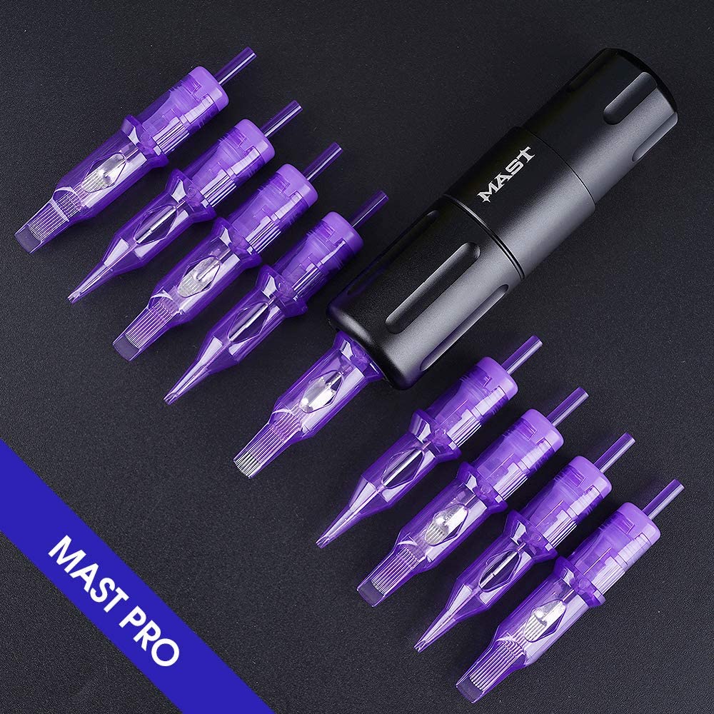 MAST TATTOO sterile seal and label view emphasizing single-use hygiene benefit