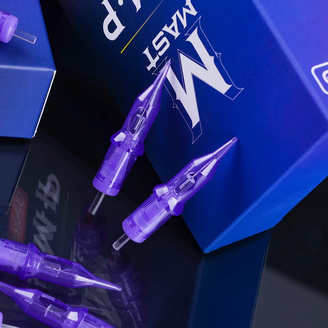 MAST TATTOO clear tip close-up showing visibility and precise positioning