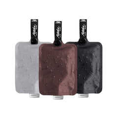 Matador toiletry bottle front pouch showing compact storage benefit