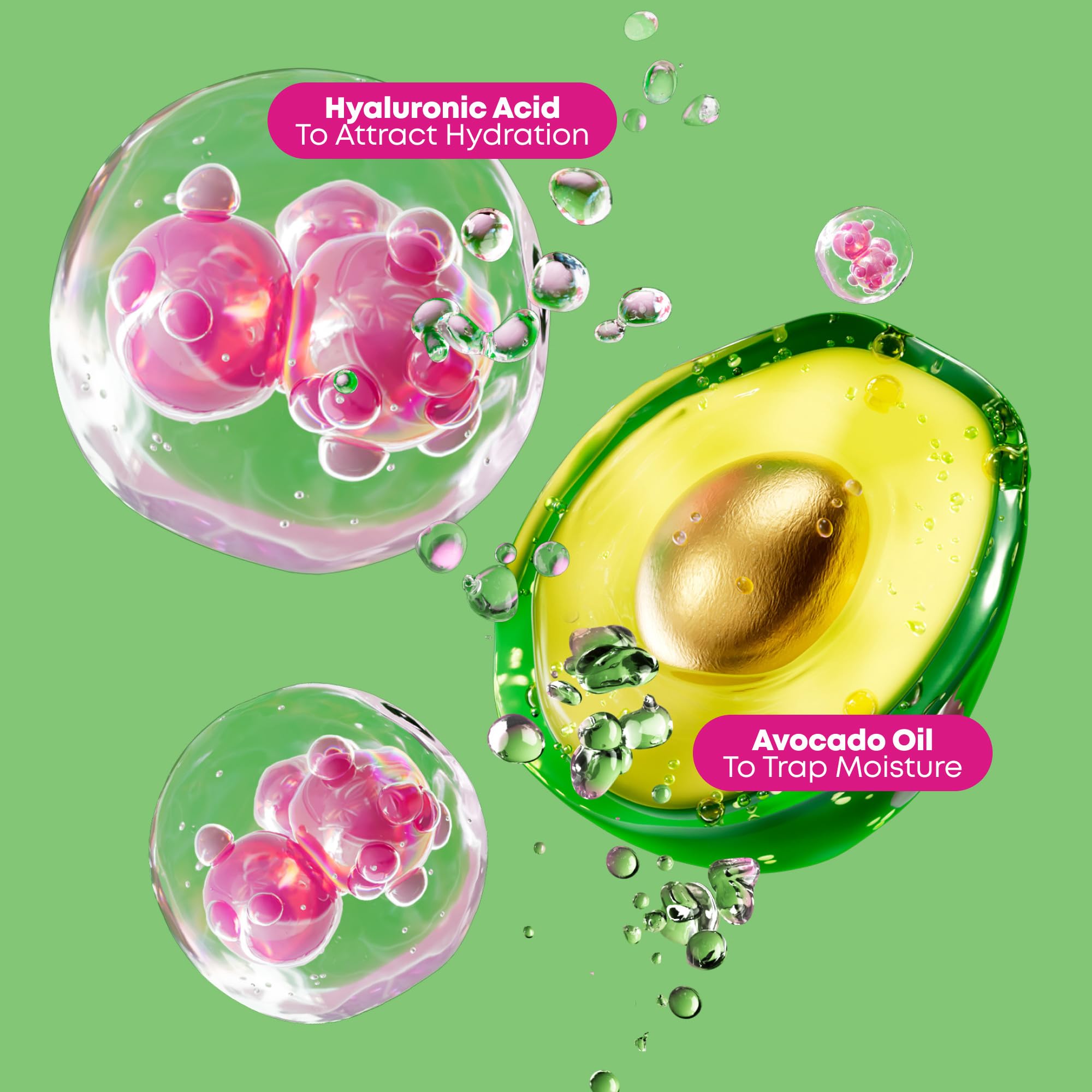 Matrix avocado oil ingredient visual highlighting nourishment benefit