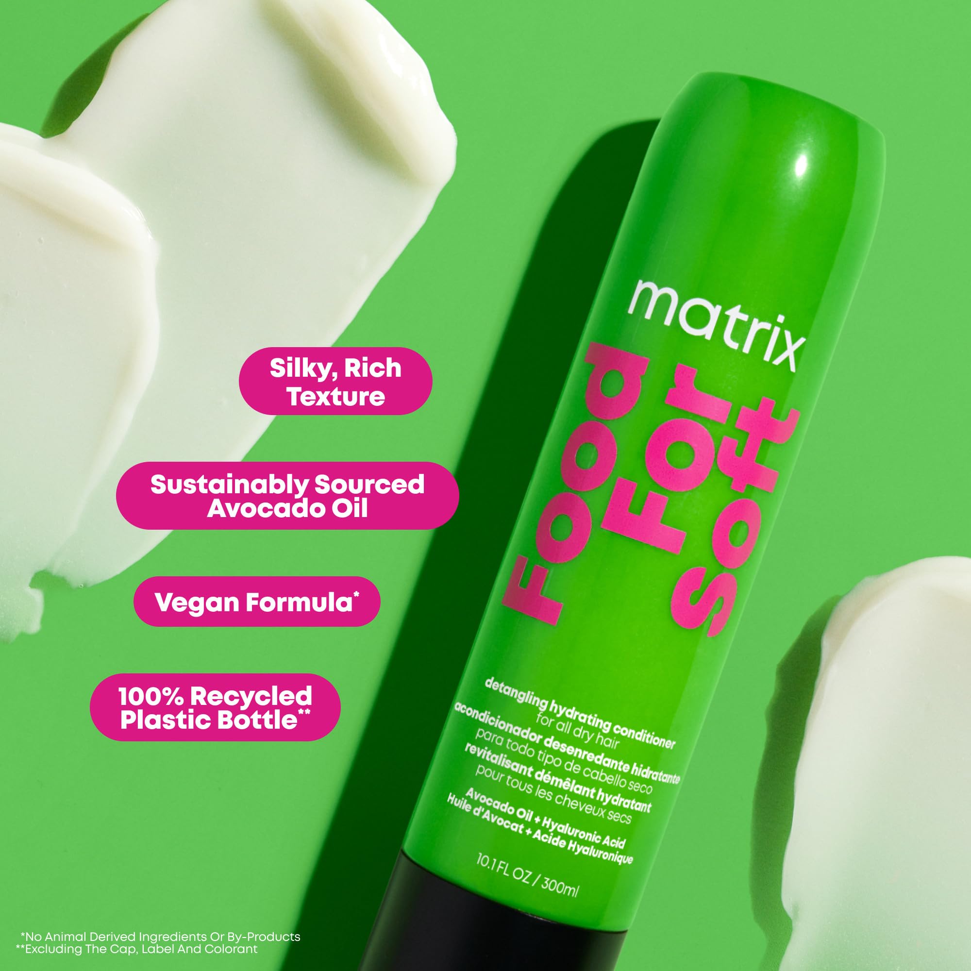 Matrix bottle styled on bathroom shelf in a self-care setting