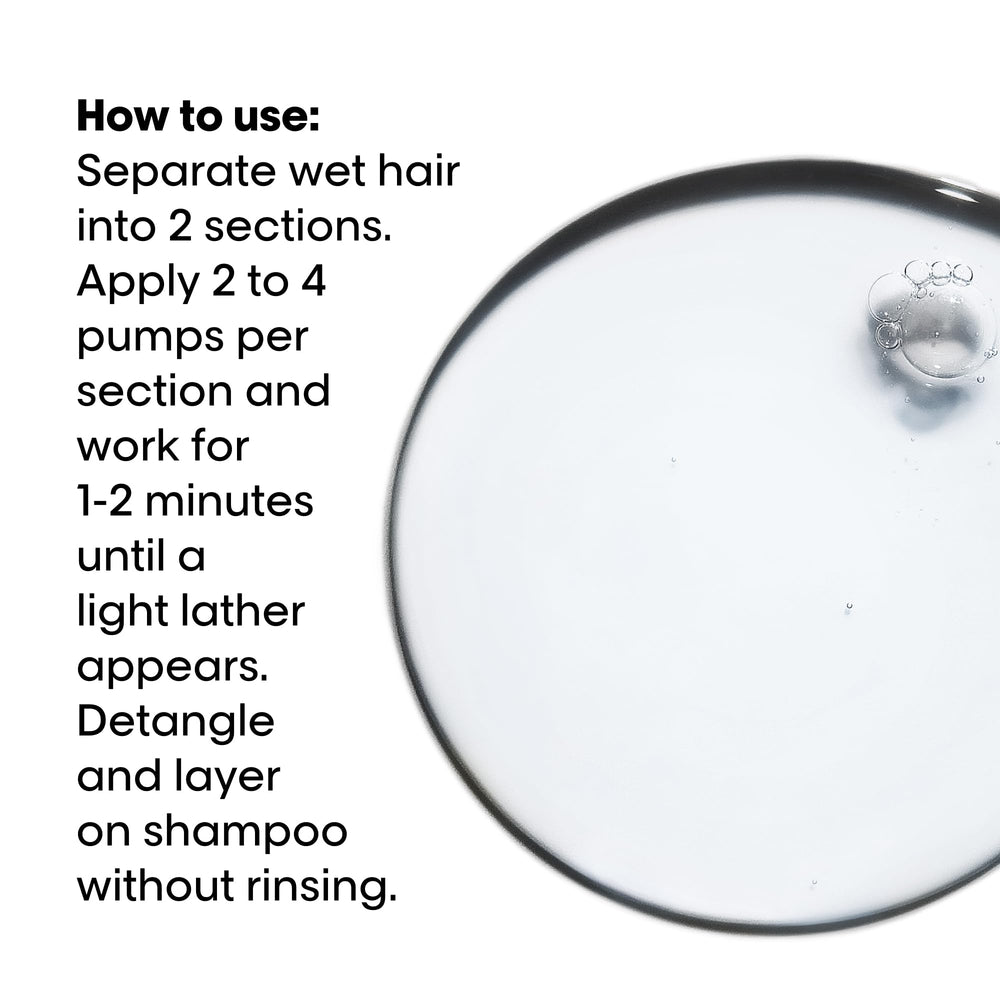 MATRIX L'Oréal Professionnel applied to hands before spreading through lengths