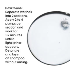 MATRIX L'Oréal Professionnel applied to hands before spreading through lengths