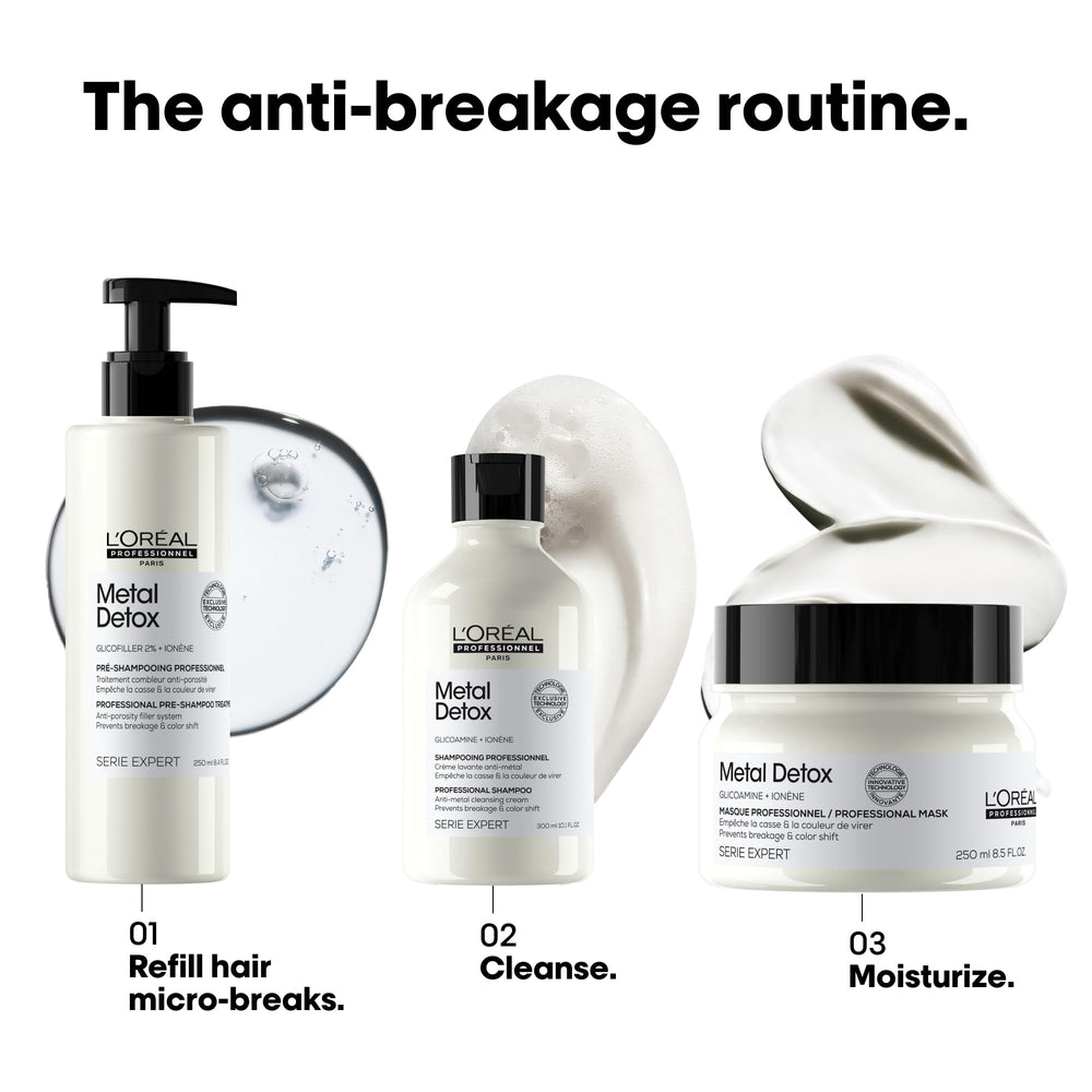 MATRIX L'Oréal Professionnel product styled on bathroom shelf suggesting salon results