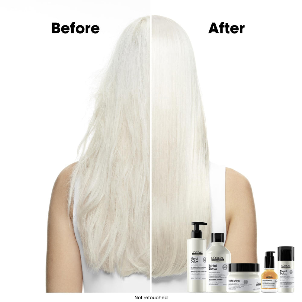 MATRIX L'Oréal Professionnel creamy texture dispensed, showing easy application