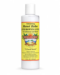 Maui Babe front packaging showing 8 oz bottle and clear label benefits