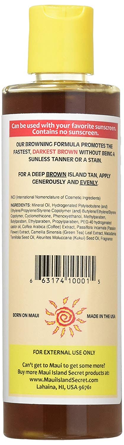Close-up of key natural ingredients showing Maui Island Secret quality and botanical benefits