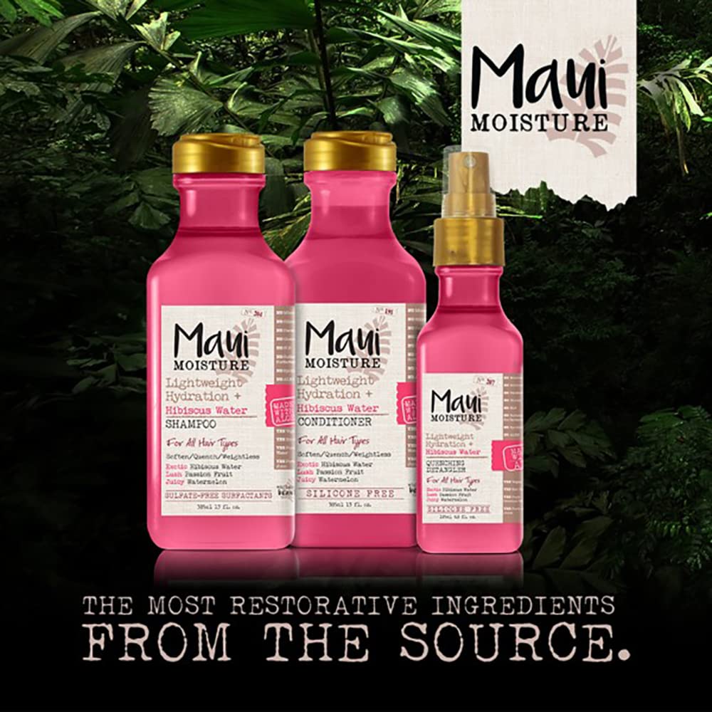 Maui Moisture fragrance notes visual representing floral vanilla scent