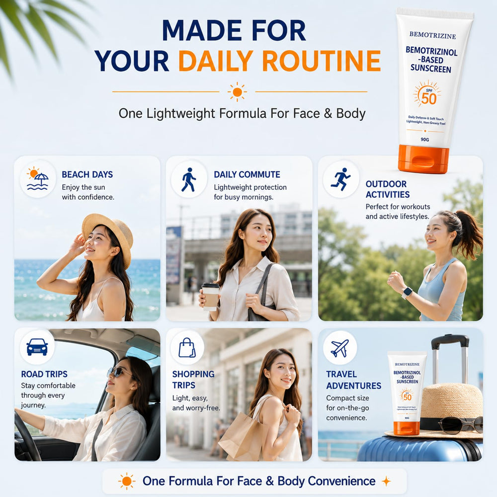 MAVETTO label closeup focusing on bemotrizinol ingredient and formulation