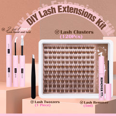 Mavphnee tray with 120 dark brown clusters organized for quick application