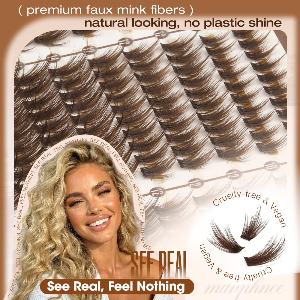 Mavphnee clear bond bottle label detail showing invisible-dry adhesive advantage