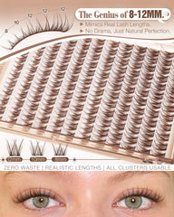 Mavphnee wispy brown cluster close-up highlighting natural texture
