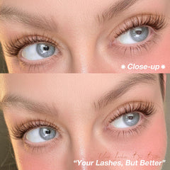 Mavphnee close-up of cluster texture highlighting wispy tips for natural blending