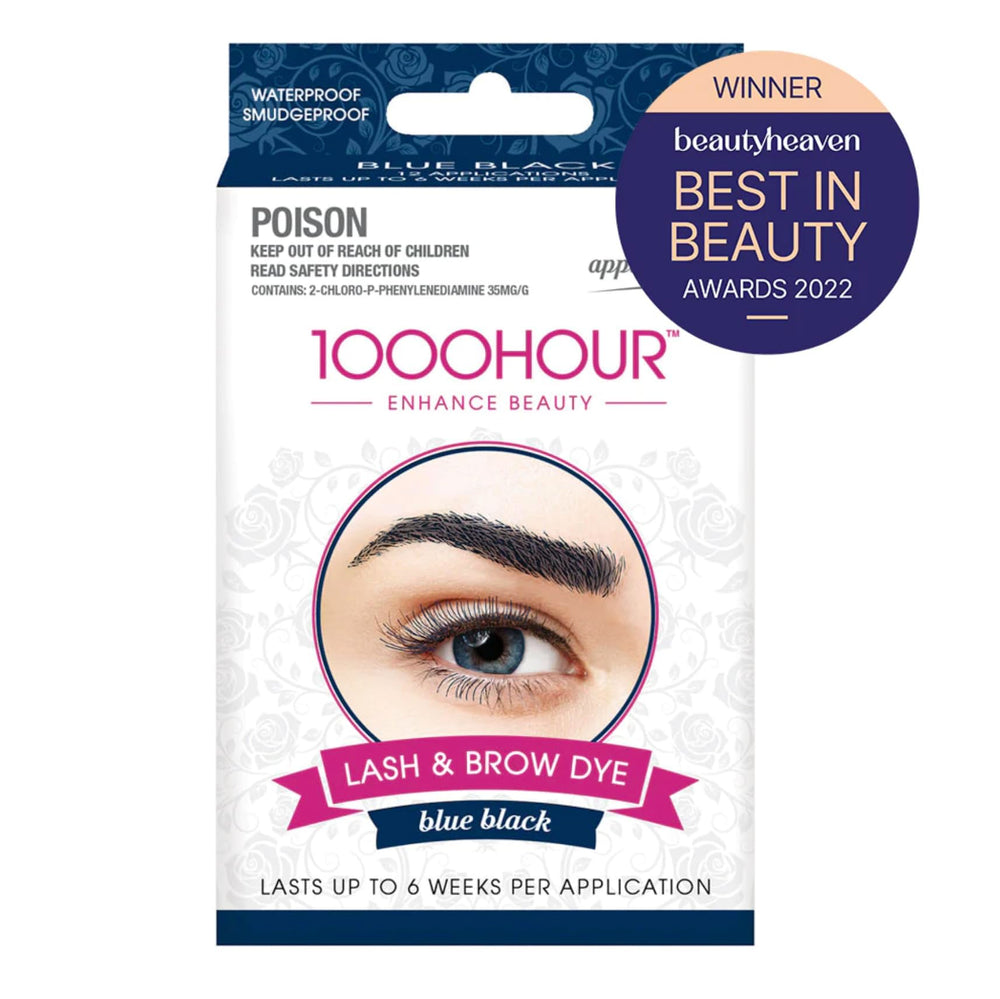 MaxRelief lifestyle model outdoors showing long-lasting natural-looking brows