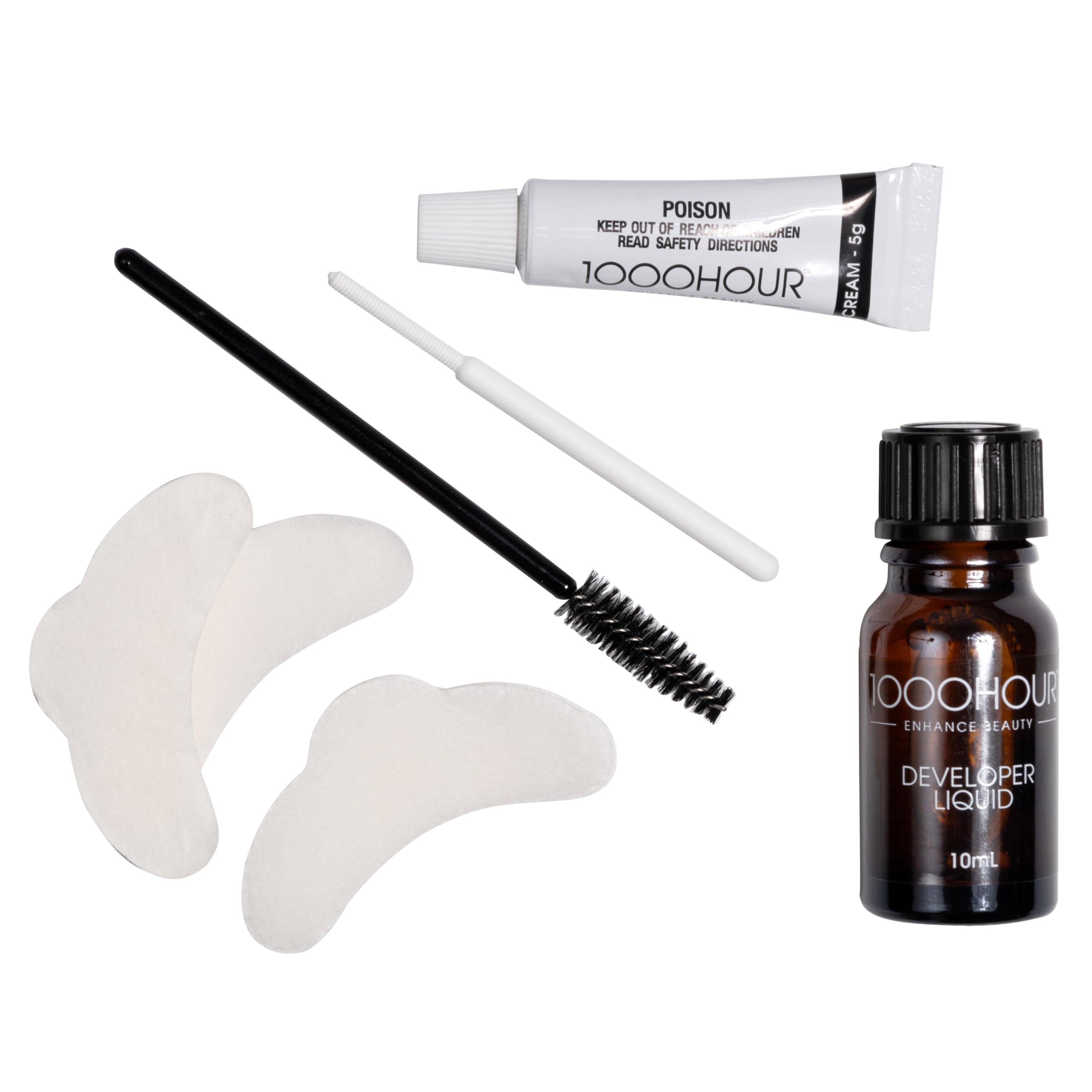 MaxRelief model before and after images demonstrating fuller defined brows