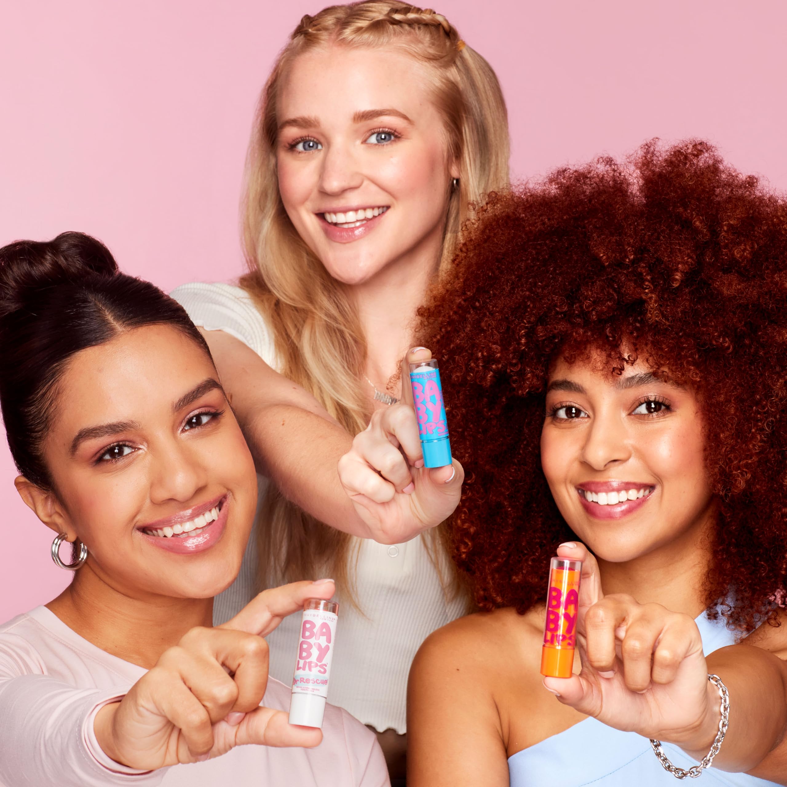 Maybelline Baby Lips Cherry Me glossy swipe to show shine and conditioning benefit