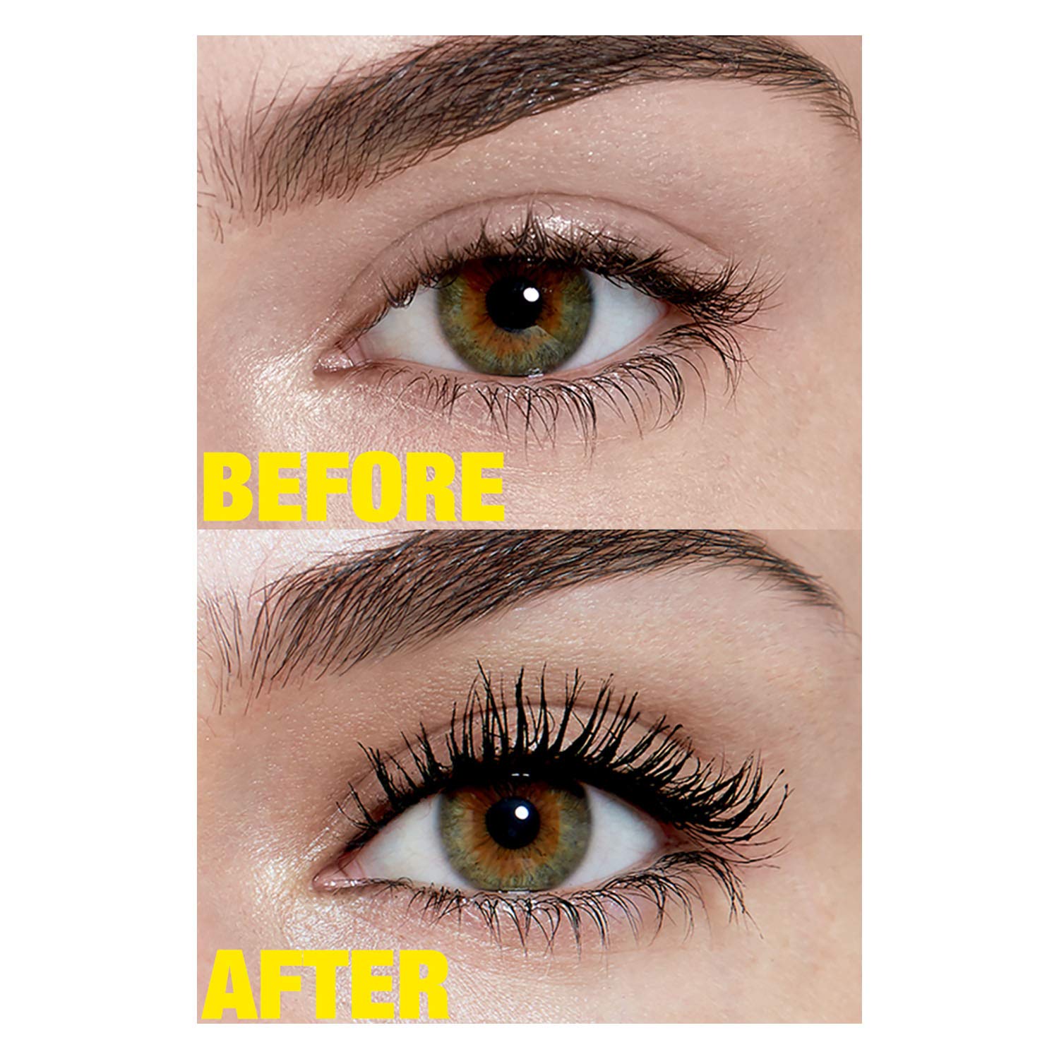 Maybelline model applying mascara for instant bold lash effect